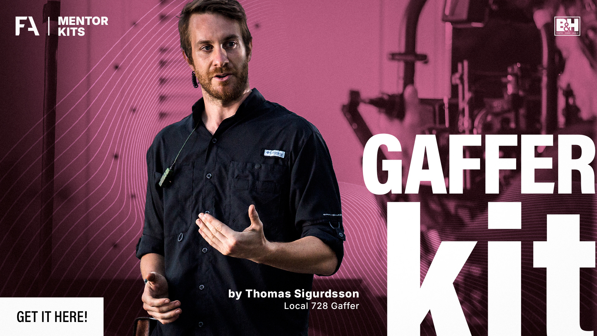 Filmmakers Academy Thomas Sigurdsson Gaffer Mentor Kit for Filmmakers Academy. Film Production Equipment Lists.