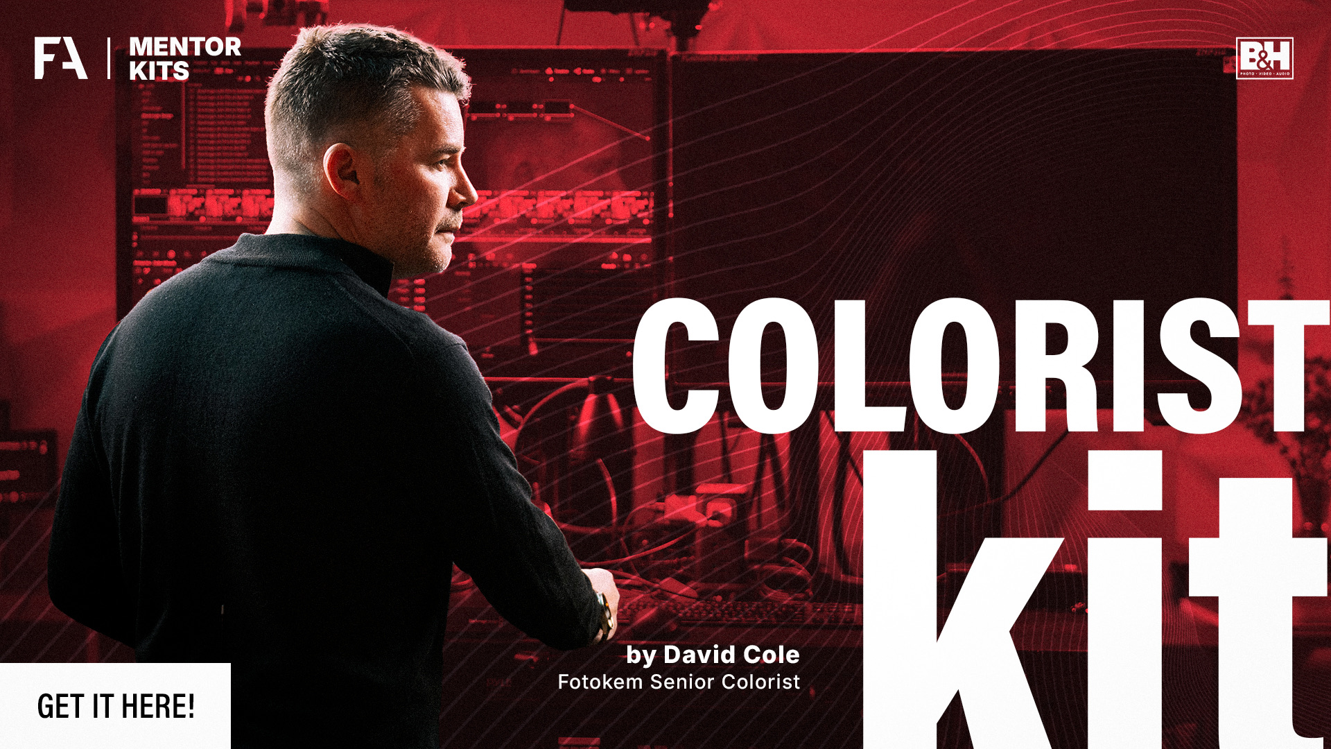 Filmmakers Academy Dave Cole Colorist Mentor Kit for Filmmakers Academy. Film Production Equipment Lists.