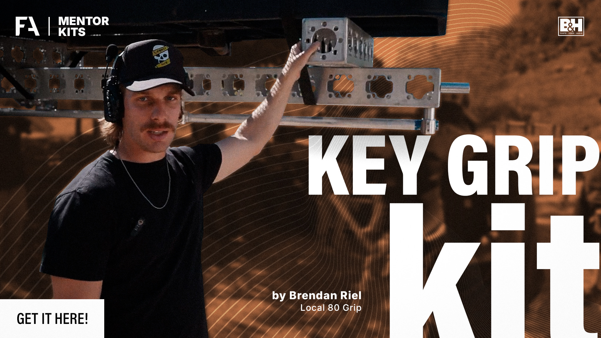 Filmmakers Academy Brendan Riel Key Grip Mentor Kit for Filmmakers Academy. Film Production Equipment Lists.