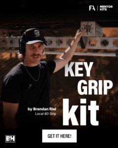 Brendan Riel (Owner of Legacy Grip) Mentor Kit at Filmmakers Academy. For Key Grips.