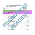 Filmmakers Academy Template