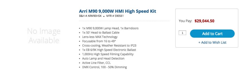 Arri M90 HMI B&H Product