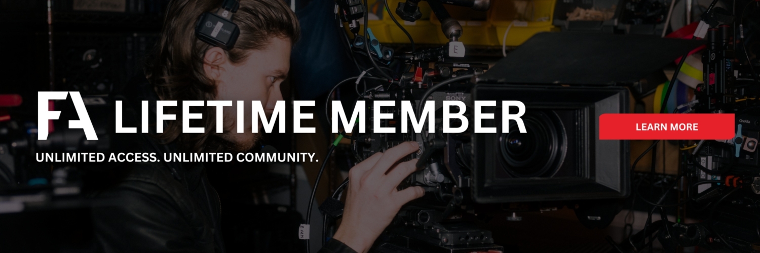 Filmmakers Academy Lifetime Member Store Banner