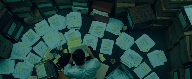 The use of the color cyan in "Dark Waters" film