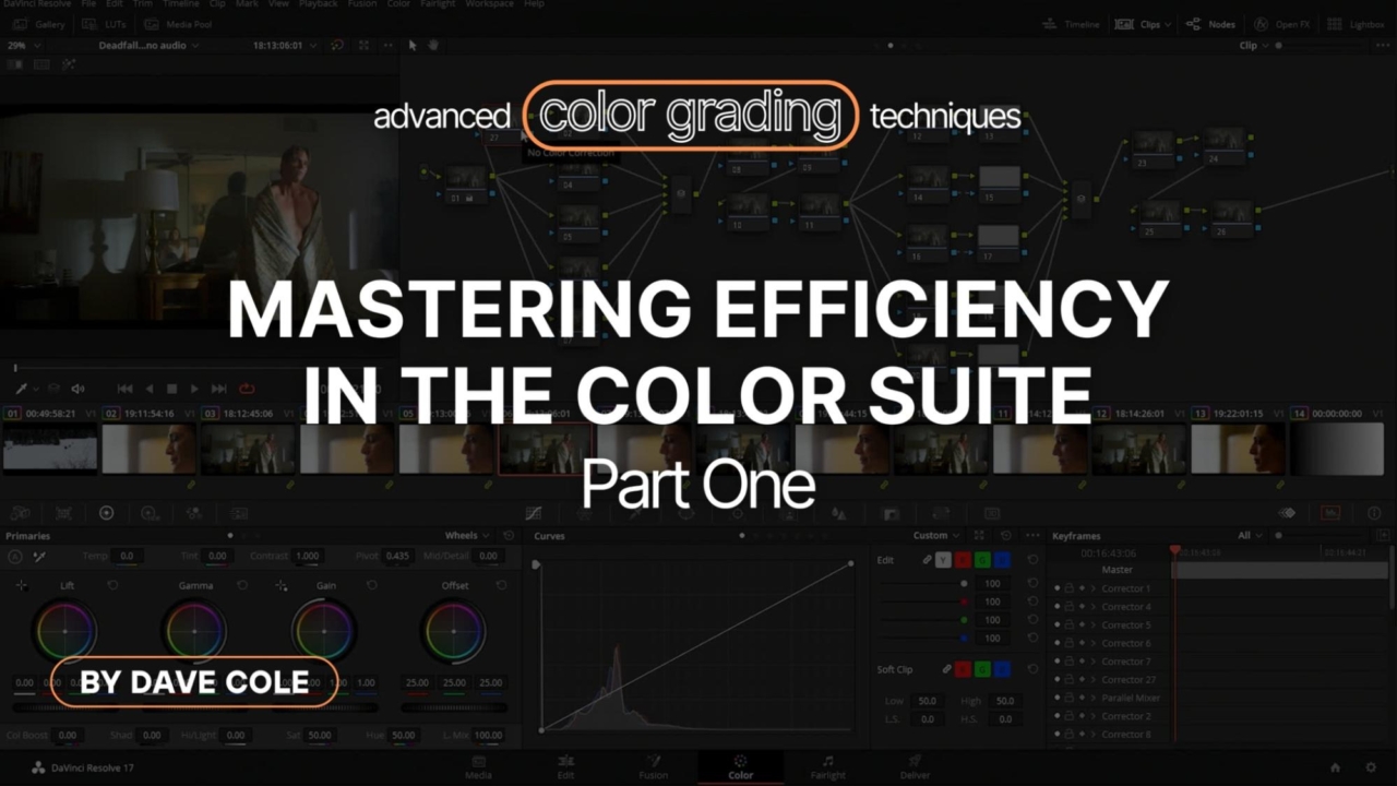 Mastering Efficiency in the Color Suite with Colorist David Cole
