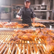 El Pollo Loco grilling chicken