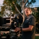 Shane Hurlbut with film camera - Exposing Motion Picture Film Masterclass