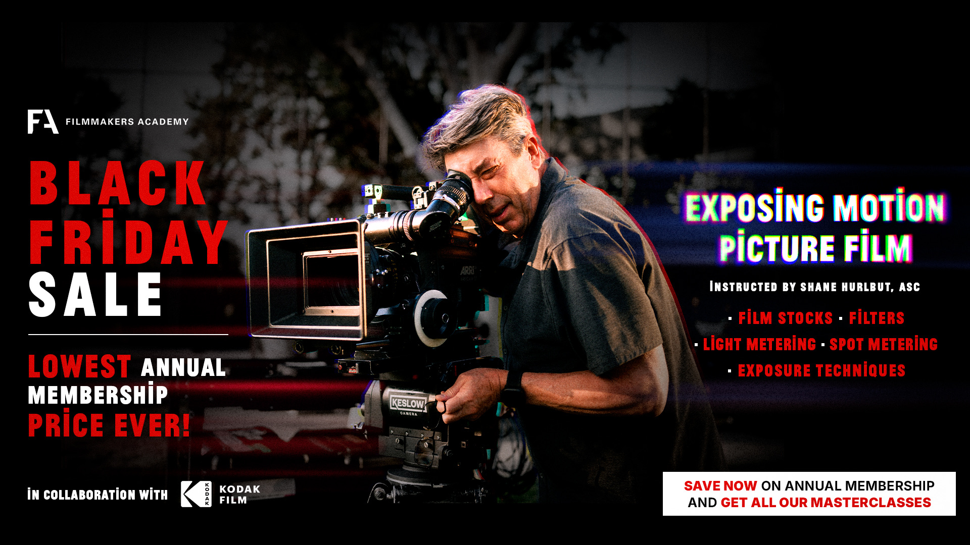 Black Friday Filmmakers Academy Sale