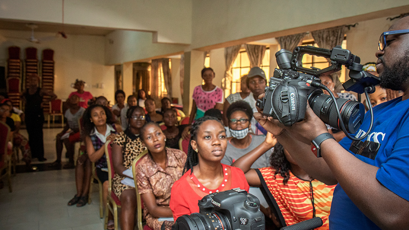 Teaching Nigerian women filmmaking