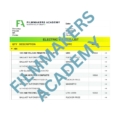 Filmmakers Academy Gaffers Template