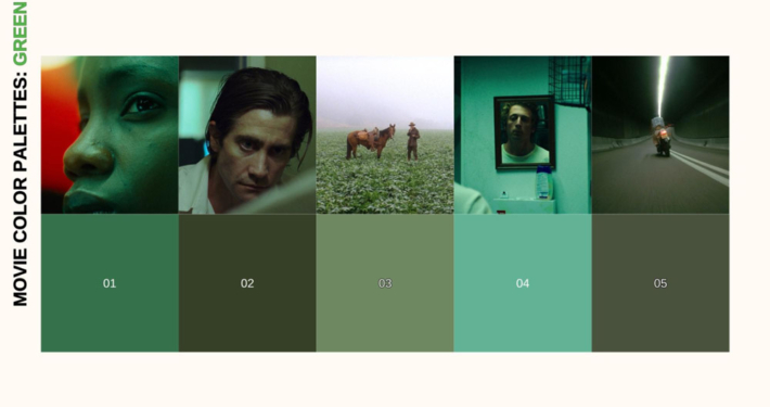 GREEN: Movie Color Palettes