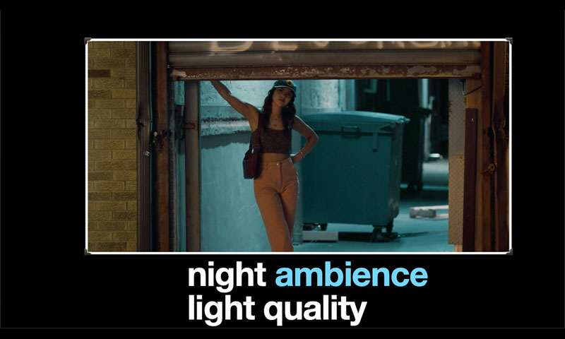 Night ambience light quality on Musica