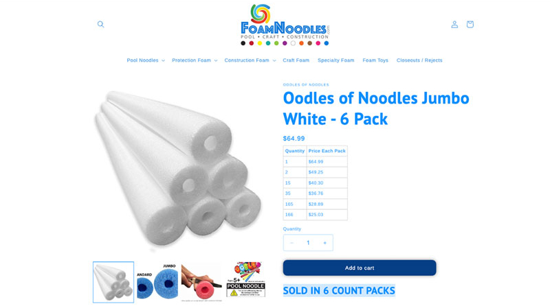 Pool noodles for movie lighting