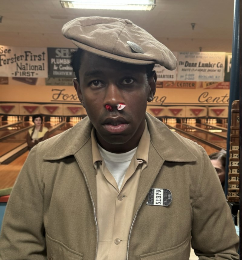 Tyler the Creator wardrobe in Marty Supreme