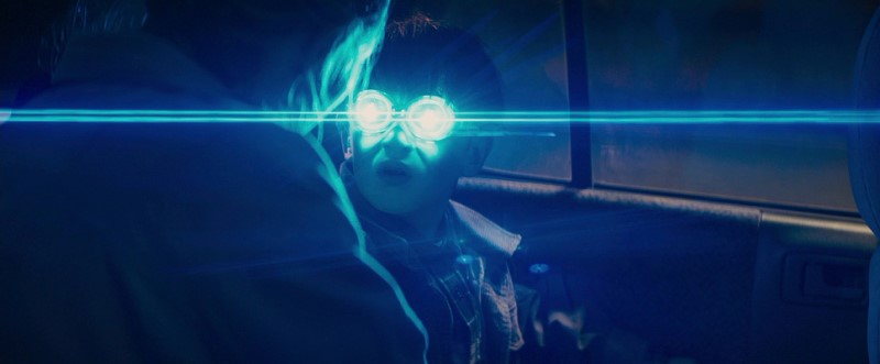 The use of the color cyan in "Midnight Special" film