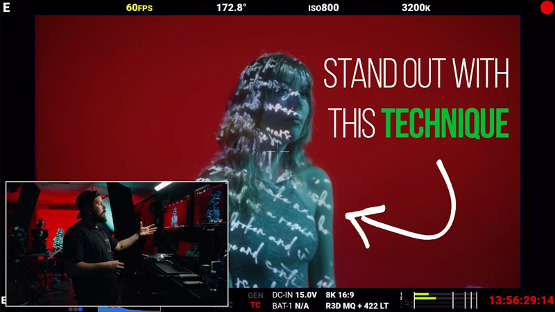 Cinematographer Justin Jones shows how to light with a projector