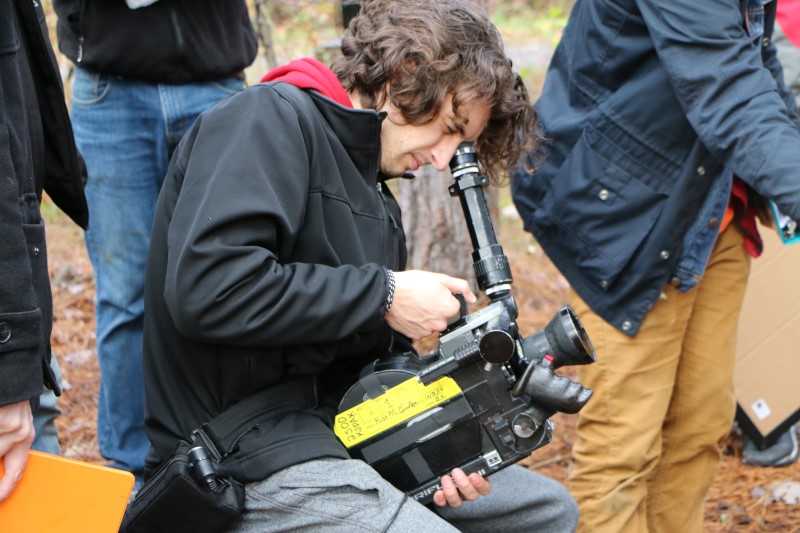 Cinematographer Stefano Ceccarelli shooting on film 