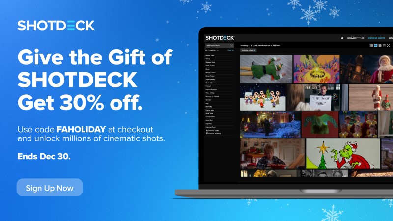 ShotDeck 2025 Holiday Deal