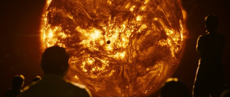 Orange sun in Sunshine (2007) | Fox Searchlight Pictures