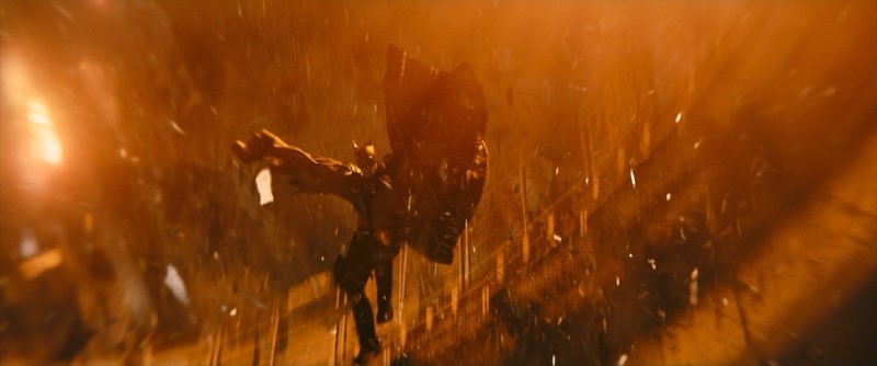Orange background in The Batman (2022) | Warner Bros.