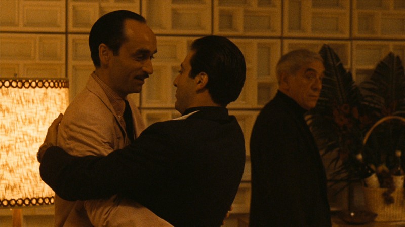 Orange practical light in The Godfather: Part II (1974)