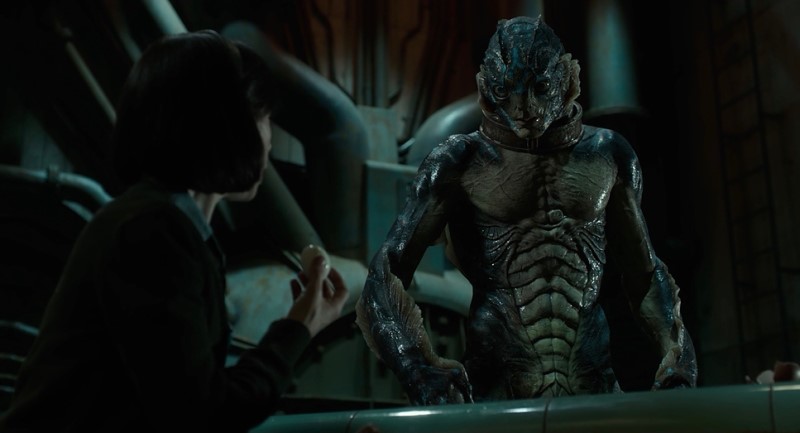 The use of the color cyan in The Shape of Water