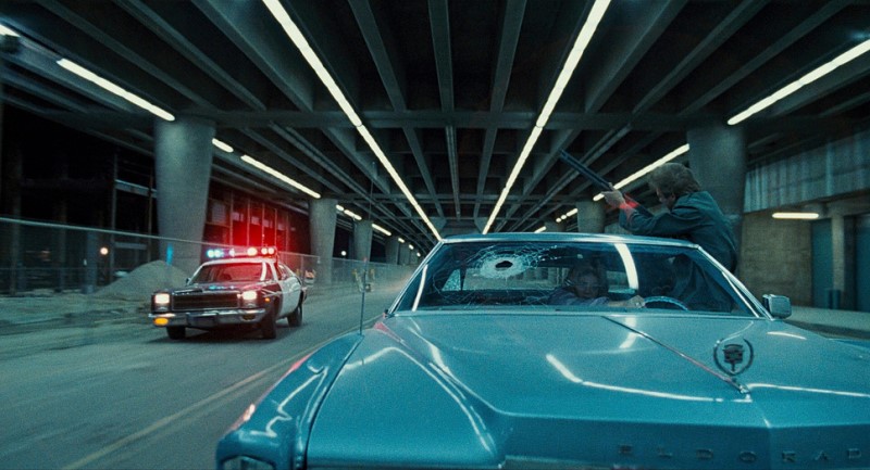 The use of the color cyan in Terminator 1984