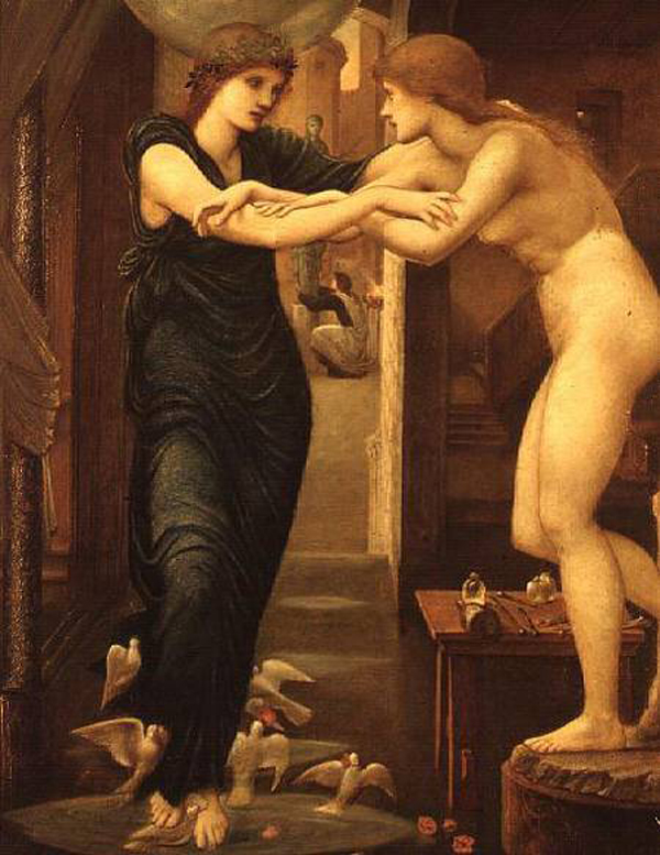The Godhead Fires by Edward Burne-Jones, circa 1868-1870 | Public Domain